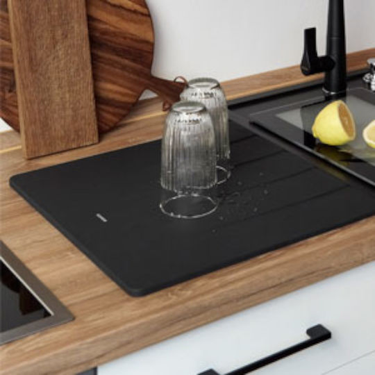 Schock 629188 Sink Rack Silicone Black 40x41.5cm