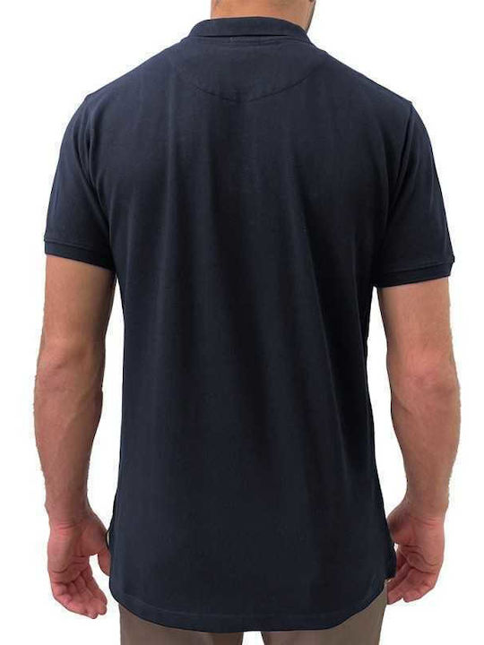 Dors Ανδρικό T-shirt Polo Navy Μπλε