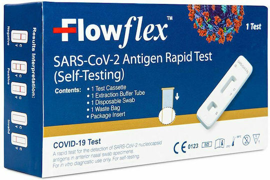 Acon FlowFlex 5pcs Self-Diagnostic Test for Rapid Detection Antigens with Nasal Sample