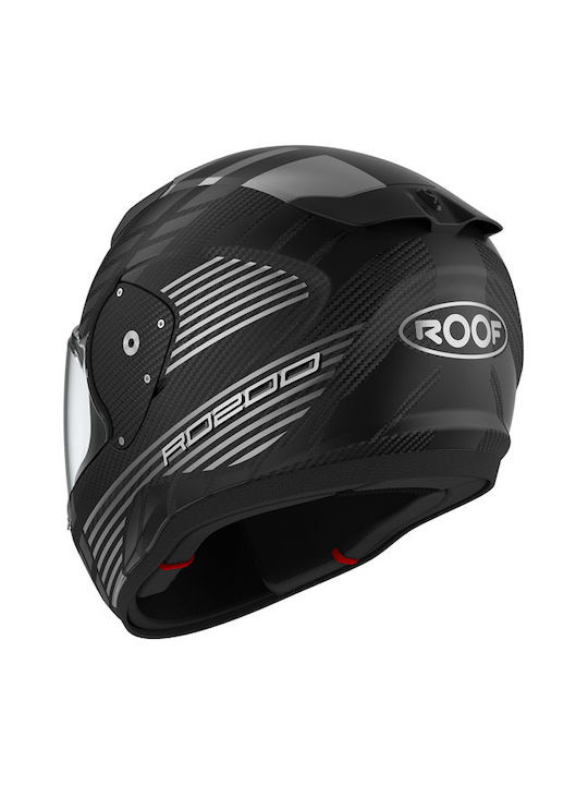 Roof RO200 Speeder Matt Black - Steel Каска за мотор Full Face ECE 22.05 1090 гр