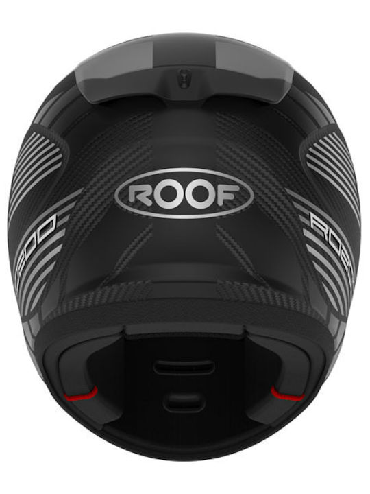 Roof RO200 Speeder Matt Black - Steel Каска за мотор Full Face ECE 22.05 1090 гр