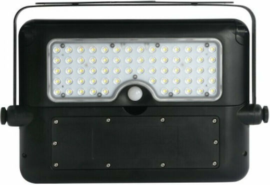 Spot Light Proiector Solar LED 10W Alb Rece 6000K Cu Senzor De Mișcare IP65