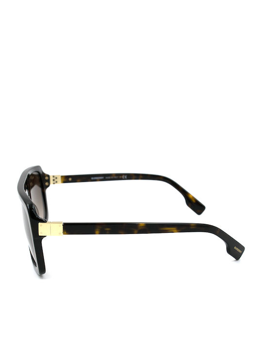 Burberry Joan Women's Sunglasses with Brown Tartaruga Plastic Frame and Brown Gradient Lens BE4362 300213