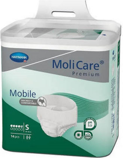 Hartmann Molicare Mobile Light Scutece Chiloți pentru Incontinență Mici 14buc