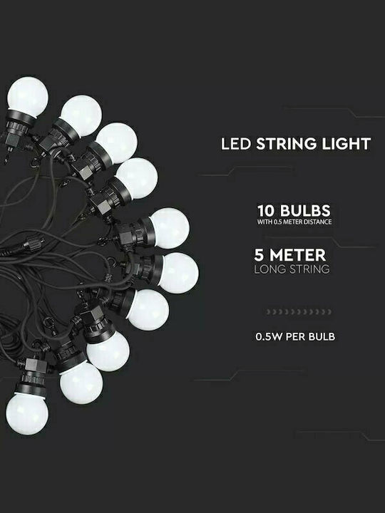 V-TAC Outdoor Light String 5m
