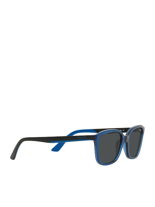 Vogue Quadratische Kinder-Sonnenbrillen Blau