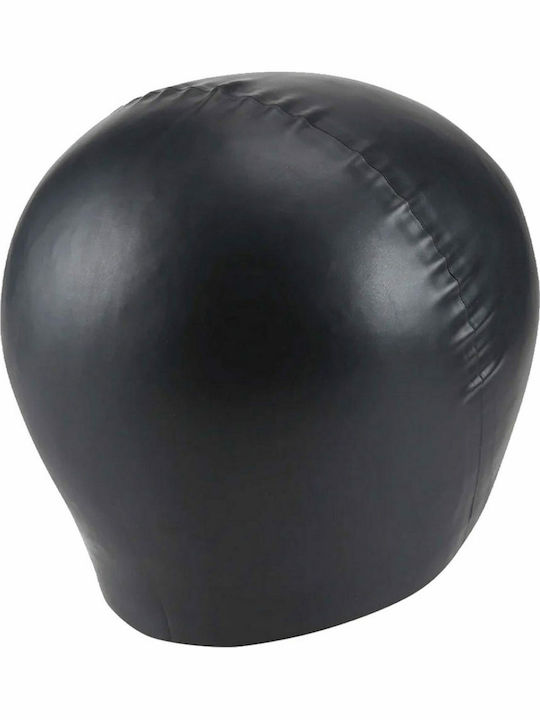 Nike Solid Silicone Adults Swimming Cap Black