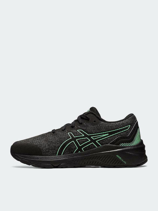 GT-1000 11 GS Kids Sports Shoes Running with Laces Black