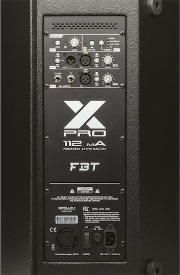 FBT X-Pro 112MA Αυτοενισχυόμενο Stage Monitor 1500W με Woofer 12" 36.9x37x64εκ.