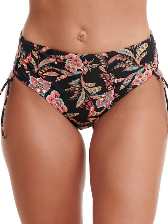 Set Bikini Floral Μαύρο