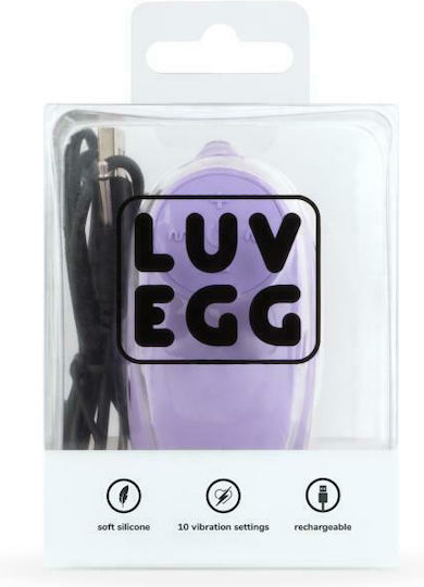 Luv Egg XL Vibrator Egg 8cm Violet