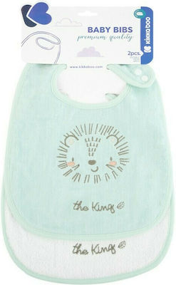 Kikka Boo Jungle King Bib from 100% Cotton with Button Multicolored 2pcs