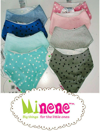 Minene Bandana Fabric with Button Haki
