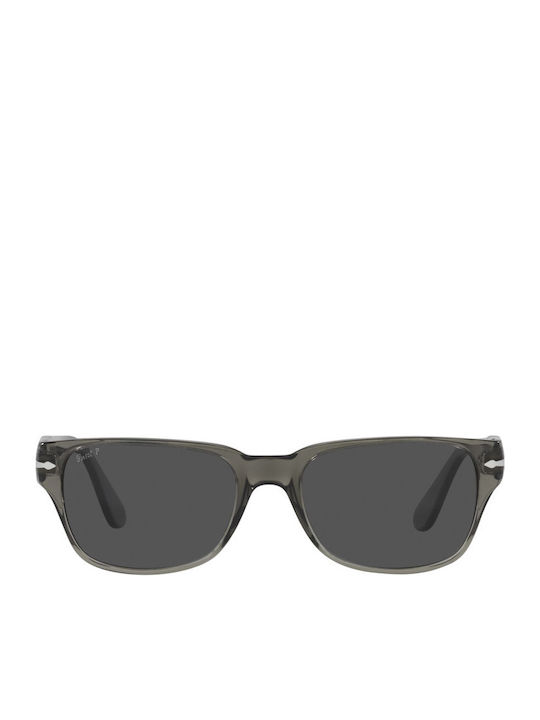 Persol Unisex Γυαλιά Ηλίου με Γκρι Κοκκάλινο Σκελετό και Μαύρο Φακό PO3288S 110348