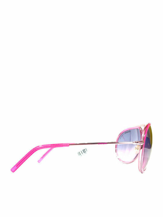 Carrera Men's Sunglasses with Pink Frame and Grey Gradient Lens 15 XDY/FF