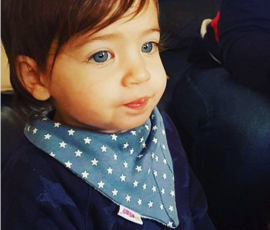 Minene Unisex Μπαντάνα Υφασμάτινη με Κουμπί Πολύχρωμη 3τμχ