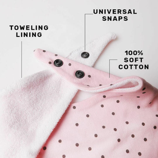 Minene Unisex Μπαντάνα Υφασμάτινη με Κουμπί Πολύχρωμη 3τμχ