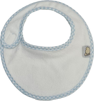 Figlio Bino Bandana Fabric with Hoop & Loop Fastener Light Blue