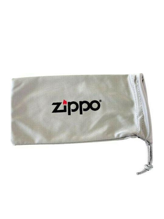 Zippo Ανδρικά Γυαλιά Ηλίου με Μαύρο Μεταλλικό Σκελετό και Γκρι Φακό OB36-03