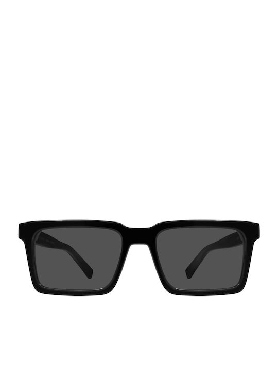 Zeus & Dione Odysseus Herren Sonnenbrille mit Kunststoff Gestell C1 Black