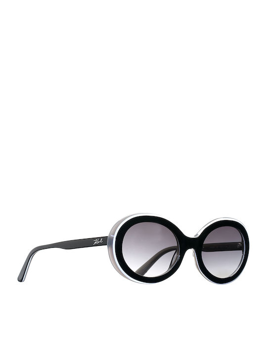 Karl Lagerfeld Women's Sunglasses with Black Plastic Frame and Black Lens KL6058S-092
