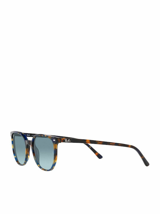 Ray Ban Elliot Ochelari de soare Maro cu Cadru & Albastru Lentilă