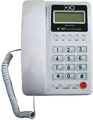 OHO-5011CID Office Corded Phone White
