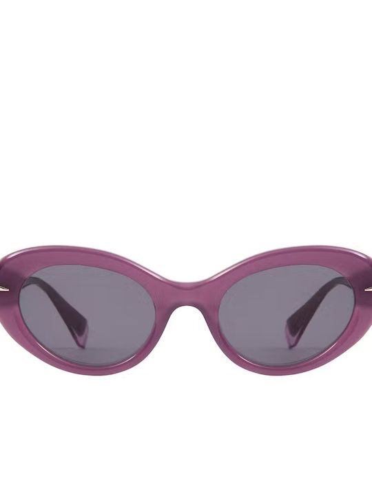 Gigi Barcelona Giulietta Women's Sunglasses with Purple Plastic Frame and Gray Lens 6654/6