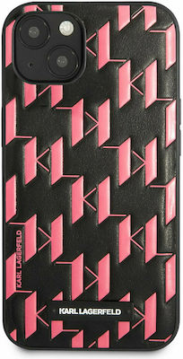 Karl Lagerfeld Monogram Plaque Back Cover Σιλικόνης Ροζ (iPhone 13 mini)