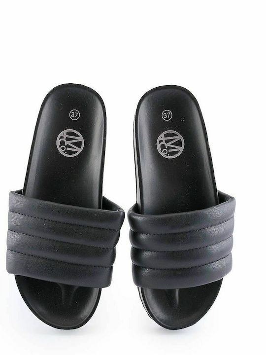 2 Women's Slides Black
