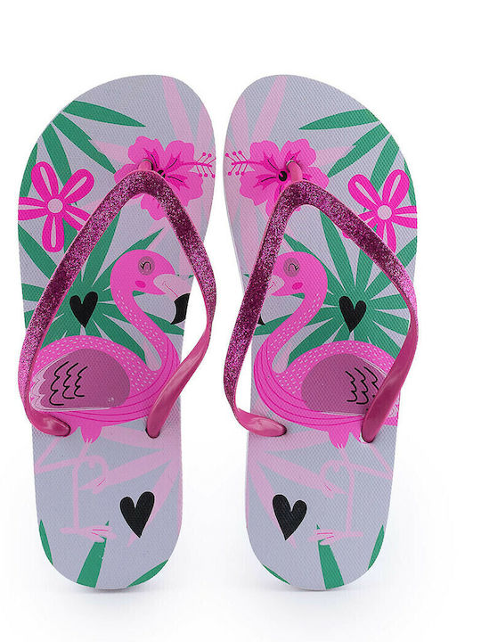 1222-0567 Women's Flip Flops Fuchsia
