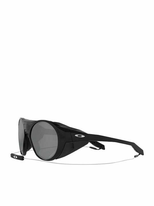 Oakley Clifden Men's Sunglasses with Black Plastic Frame and Black Polarized Mirror Lens OO9440-09