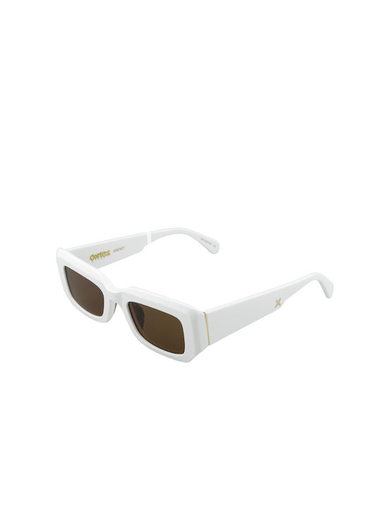 Oscar & Frank Cortez Women's Sunglasses with White Plastic Frame