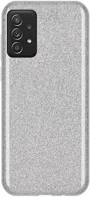 Forcell Shining Back Cover Σιλικόνης Ασημί (Galaxy A53)