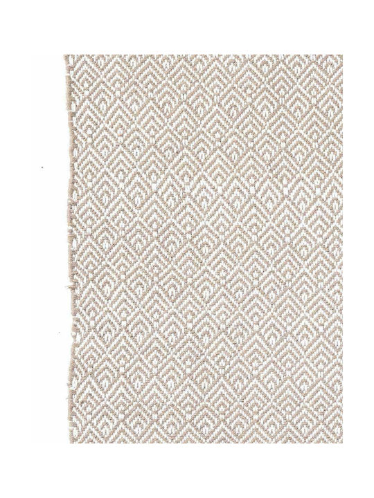 Pennie Archide Rug Rectangular Cotton Beige