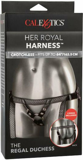 Calexotics Her Royal Harness The Regal Duchess Harnașament în Culoare Negru