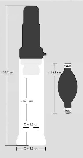 You2Toys Vibrating Multi Pump 2 In 1 Masturbator Τρόμπα Πέους με Δόνηση Διάφανη