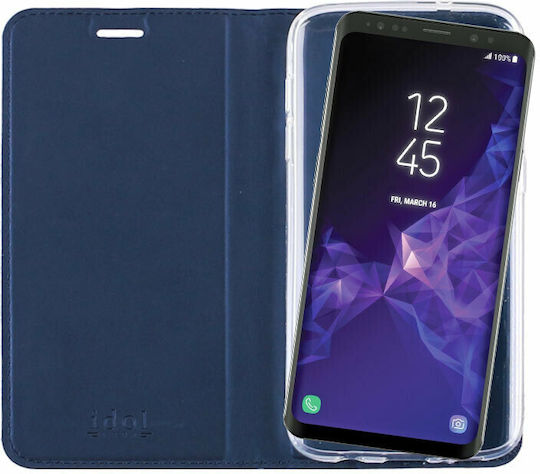 Idol 1991 Prime Magnet Buchen Sie Synthetisches Leder Blau (Galaxy S9+)