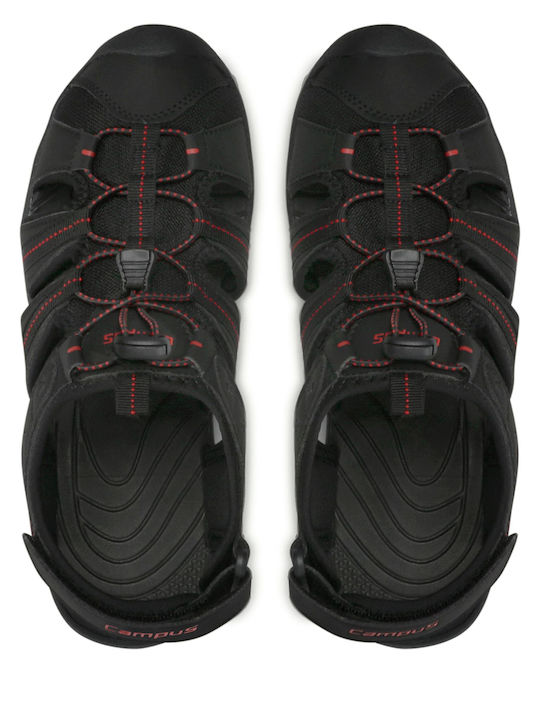 Herrensandalen in Schwarz Farbe