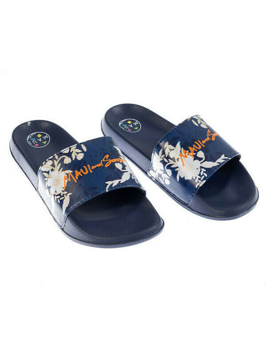 Maui & Sons Criples Women's Slides Navy Blue