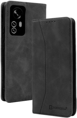 Bodycell PU Leather Synthetic Leather Wallet Black (Xiaomi 12 Pro)