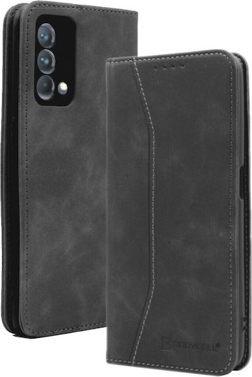 Bodycell PU Leather Wallet Synthetic Leather Black (Realme GT Master) 04-00430