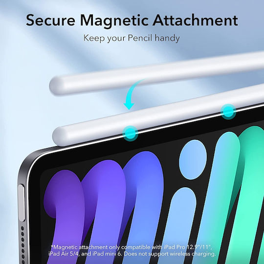 ESR Digital+ Magnetic Stylus Pen Digital with Palm Rejection for iPad iOS 12.2+ in White color