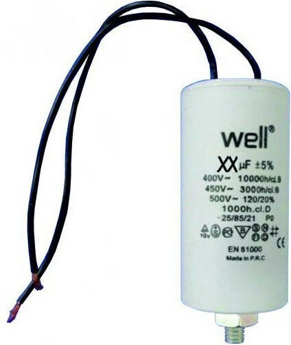 Well Capacitor Permanent 1.5μF 400V MOTCAP-1.5UF-WR-WL