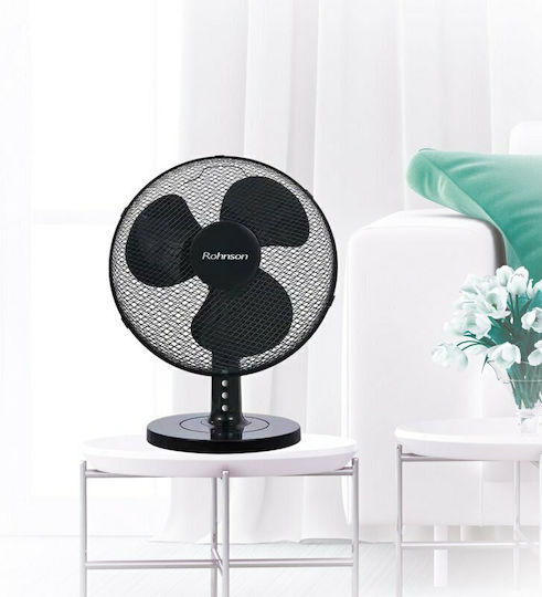 Rohnson Ventilator De Masă 45W Diametru Ventilator 40cm Negru