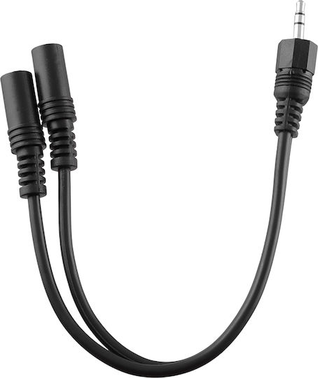Goobay Μετατροπέας 3.5mm male σε 3.5mm 2x female 1τμχ 50464