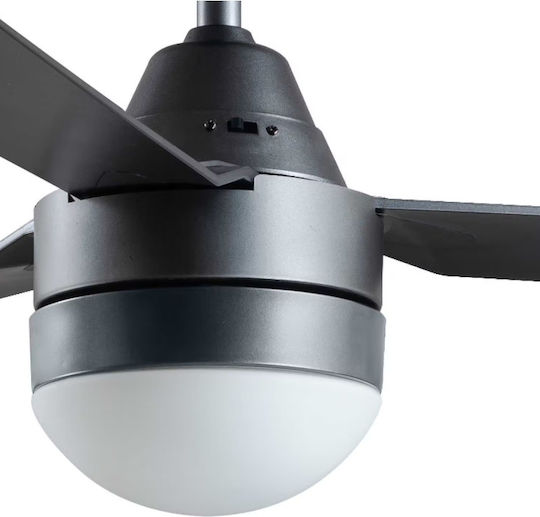 Bayside Megara Deckenventilator 122cm mit Leuchte Titanium