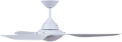 Lucci Air Mariner LED 213096 Ceiling Fan 142cm with Light and Remote Control White