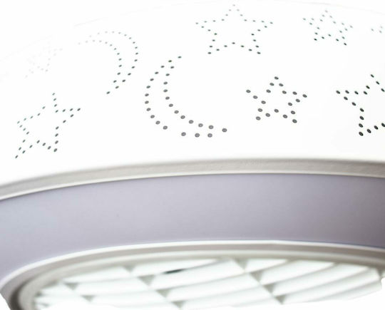 Lineme Aurora Πλαφονιέρα 30cm με Φως Λευκή