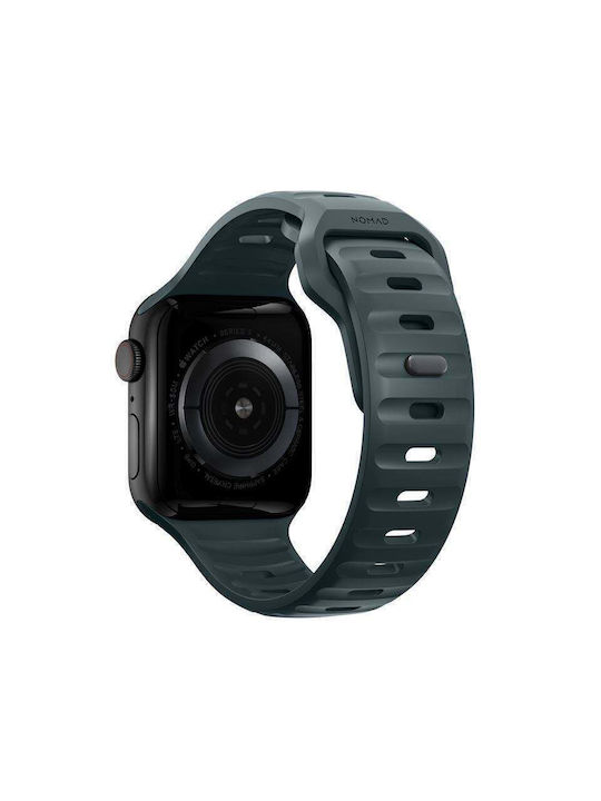 Nomad Sport Strap M/L Armband Silikon mit Pin Blau (Apple Watch Ultra 2, Ultra 1, 6, 6, SE, 9, 8, 7) NM01133285